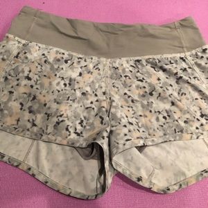 Lululemon run speed shorts